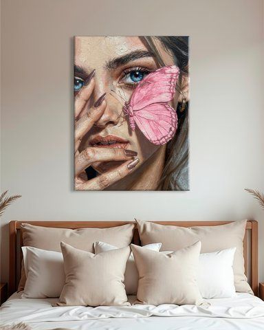 Картина "Butterfly Touch" A002764 фото